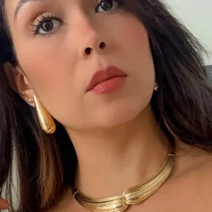 Conjunto Colar e Brinco Gota Inspiração