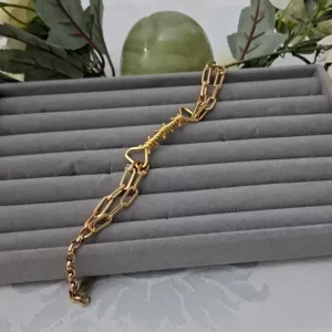 Pulseira dupla arame farpado