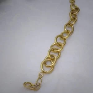 Pulseira Elos grandes dourada